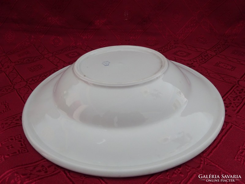Drasche porcelain deep plate, flower pattern, diameter 23.5 cm. He has!