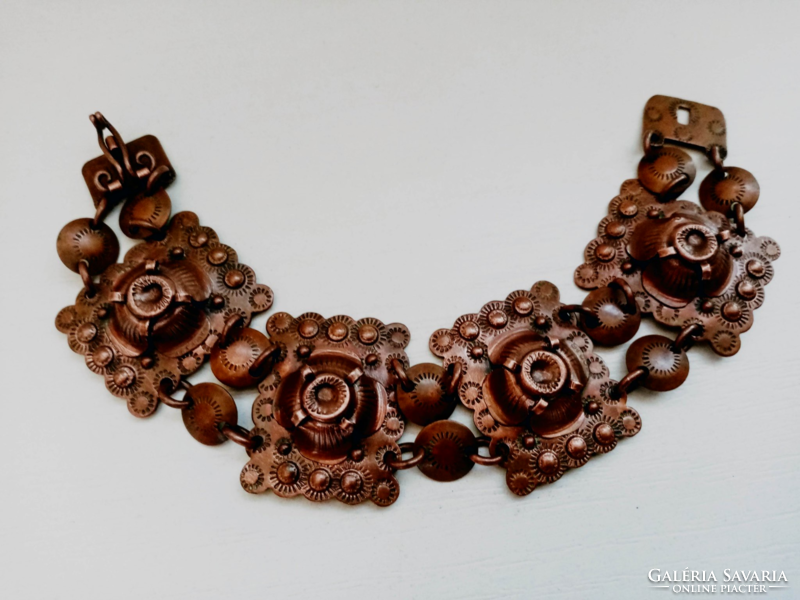 Old custom bronze handmade bracelet bracelet
