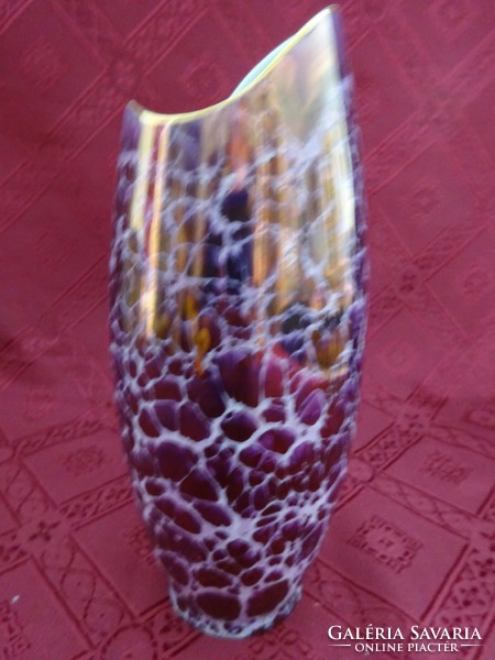 Hollóház porcelain vase with lyceum, Debrecen hajdu cup 1971, height 20 cm. He has!