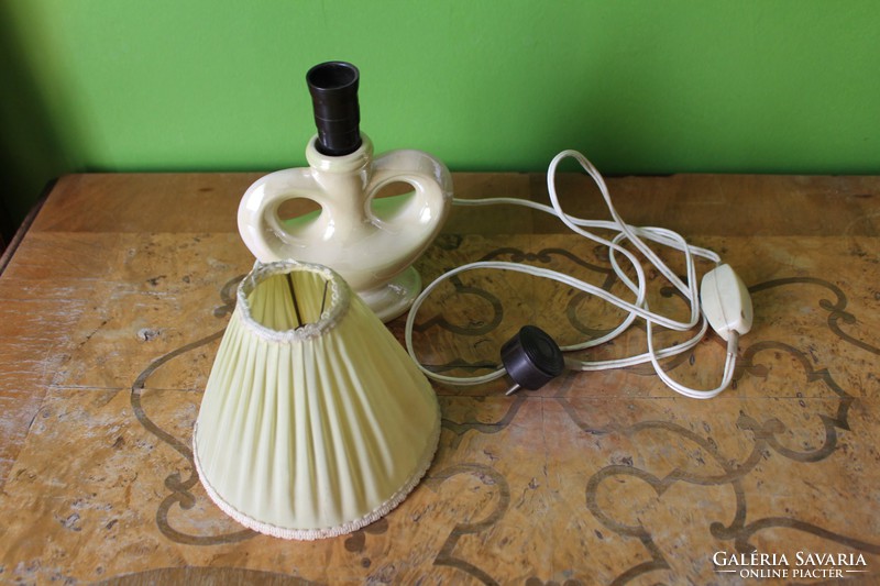 Retro handicraft ceramic lantern with fishy vase