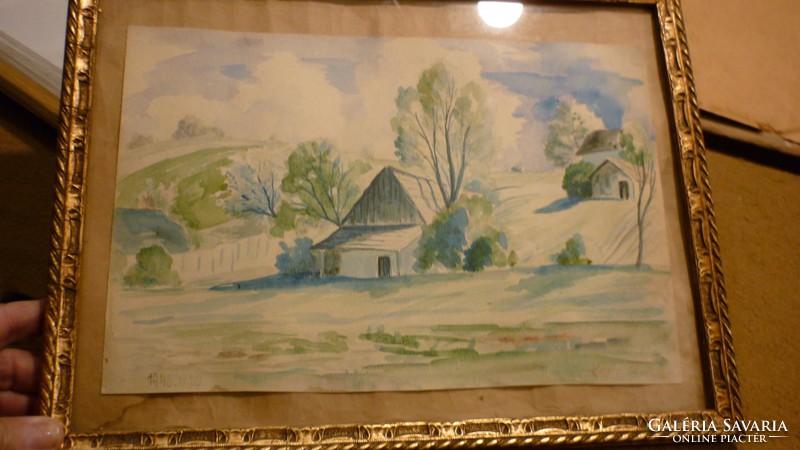 R/ Ismeretlen,1948, :akvarell