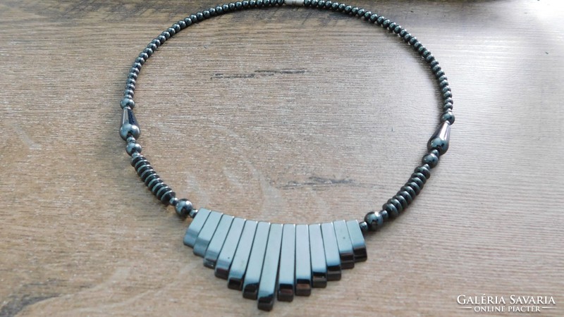 Hematite special necklace 46 cm