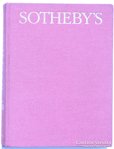 Sothebys katalógus árakkal fotókkal és tárgyleírásokkal 735 oldalon.