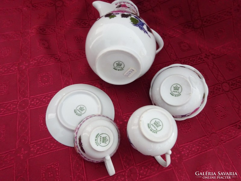 Kahla quality German porcelain coffee set for six people. He has!