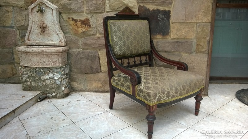 Neo-Renaissance or boulle armchair 2nd half of 1800s