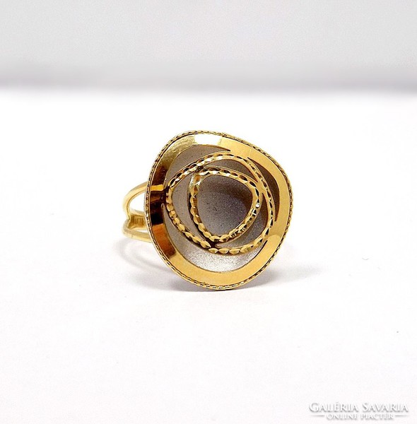 Yellow and white gold ring (zal-au85172)