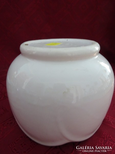 German porcelain white pot, height 11 cm. He has!