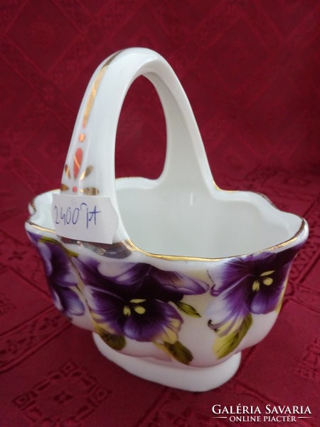 German porcelain, basket in the middle of the table, height 11.5 cm. He has!