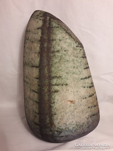 Simó Ágoston samott kerámia váza 25,5 cm hibátlan eredeti jelzett UNIKUM
