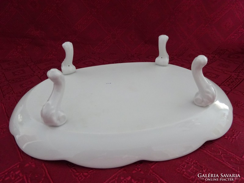 Herendi porcelán, ZVE antik négy lábon álló süteményes tál, mérete 31 x 25 cm. Vanneki!