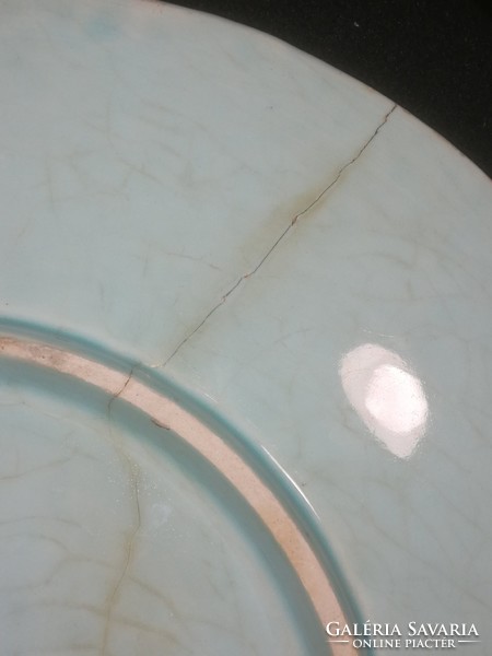 Körmöcbányai fali tányér, sérült