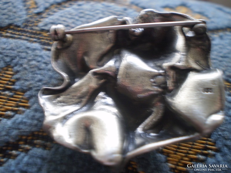 Antique silver brooch