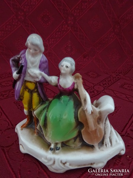 Antique hummel porcelain figurine, musical couple. Gm 584. Vanneki!