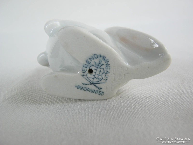 Herendi porcelán kajla fülű nyuszi