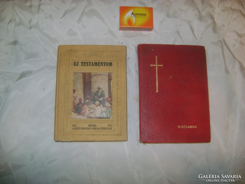 Egyházi, vallási jellegű könyv - két darab