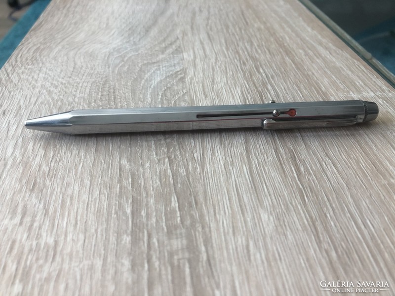 Retro multicolored metal pen, ballpoint pen