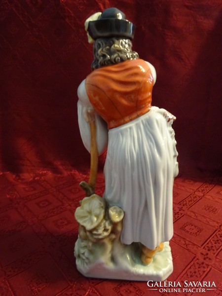 Herend porcelain figurine, smoking shepherd. Height 29 cm. He has!