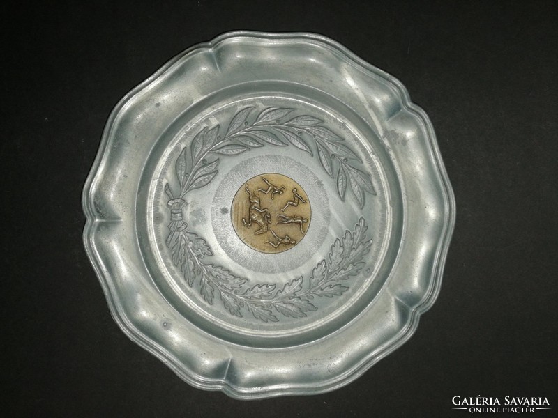 Pewter wall bowl plate (elie mardini) - ep