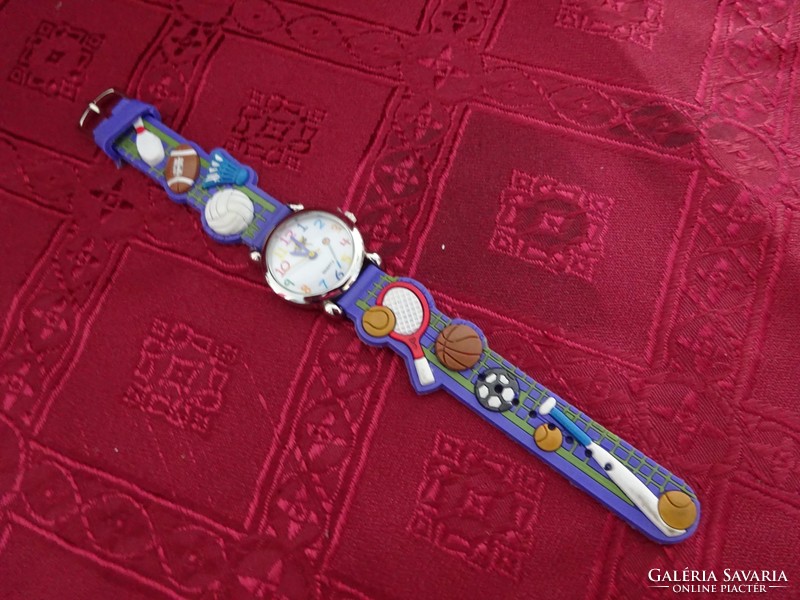 Children's wristwatch, quartz, new, strap length 19 cm. He has! Jokai.