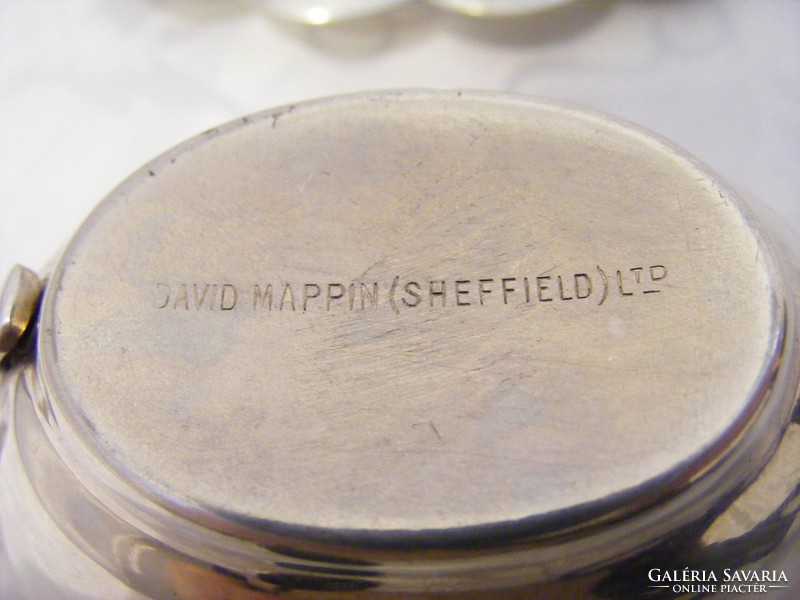Sok termékem leárazva! Meseszép David Mappin Sheffield, antik, ezüstözött szószkiöntő Bossi tálcával