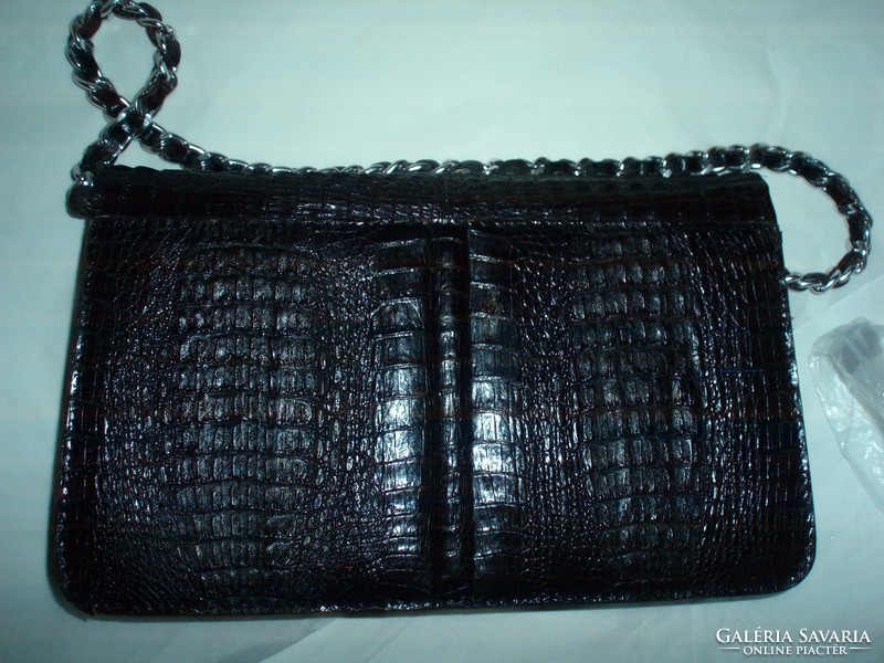 Vintage genuine crocodile leather small purse