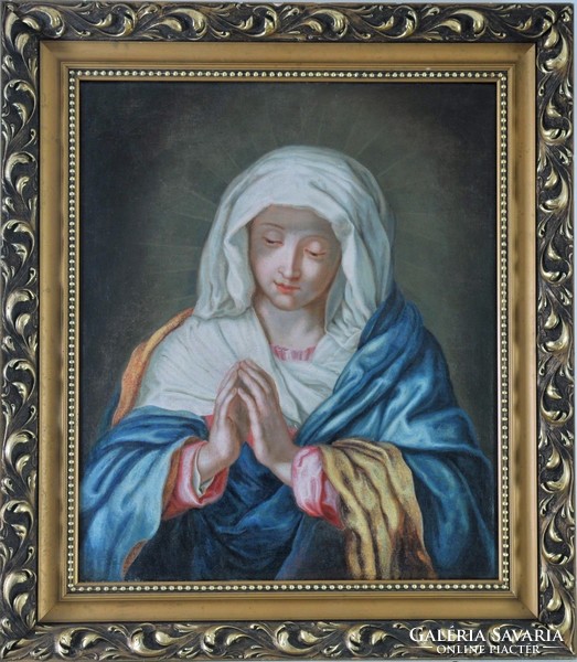 Giovanni battista salvi da sassoferrato (1609-1685) follower: madonna immaclata