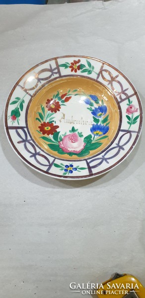 Régi német porcelán falitányér 