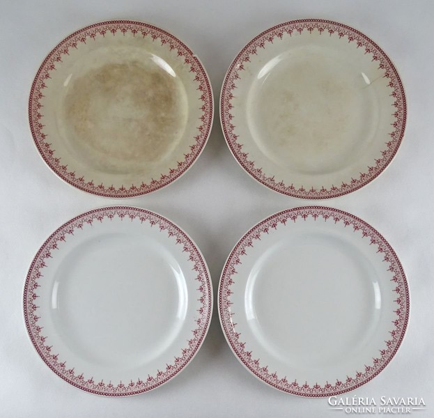 1A990 Antik Couldon angol fajansz tányér 4 darab