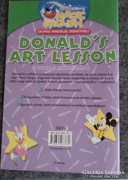 Donald's art lesson. Olvass angolul disneyvel, alkudható!