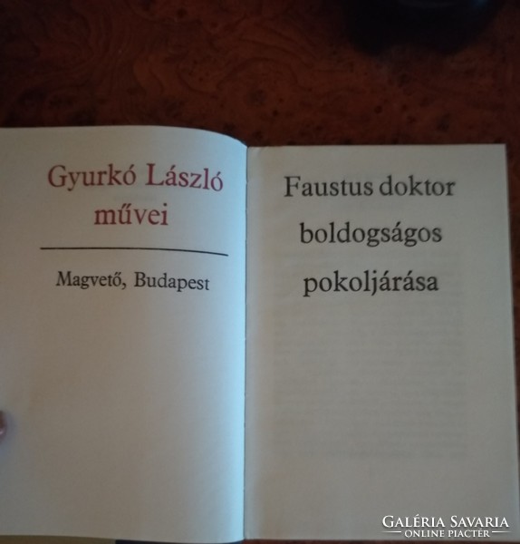 Gyurkó: Doctor Faustus' happy journey through hell. Negotiable