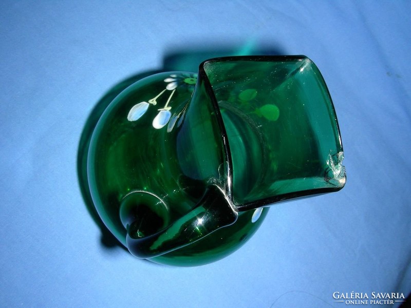 Broken glass jug