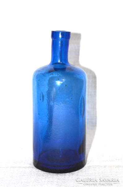Régi kék üveg  ( DBZ 0036 )