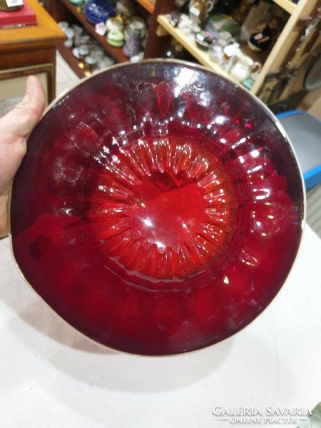 Industrial glass bowl