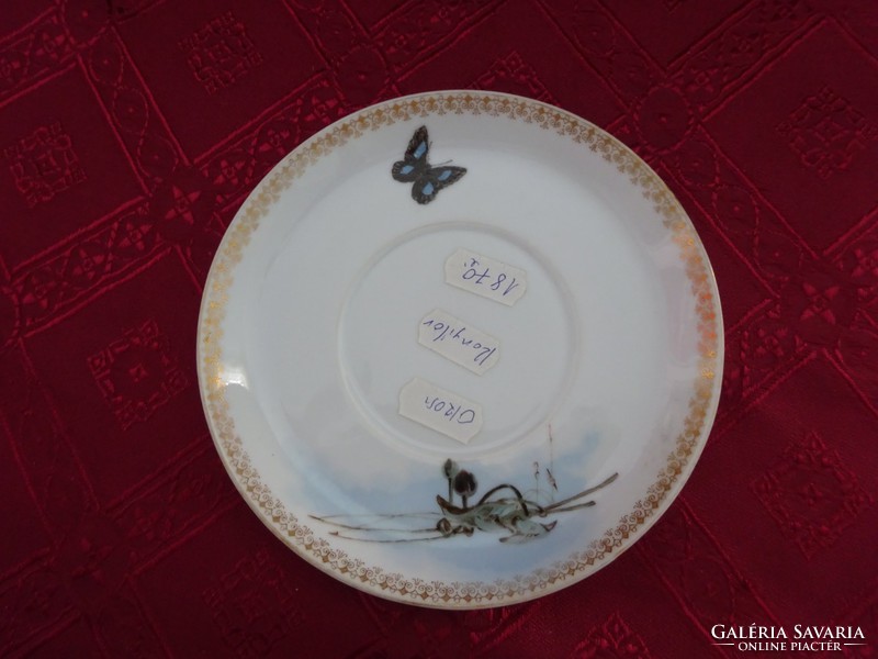 Orosz Kornyilov porcelán antik teáscsésze alátét. Orosz cár részére készített egyedi darab. Vanneki!