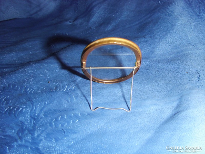 Antique tiny copper picture frame