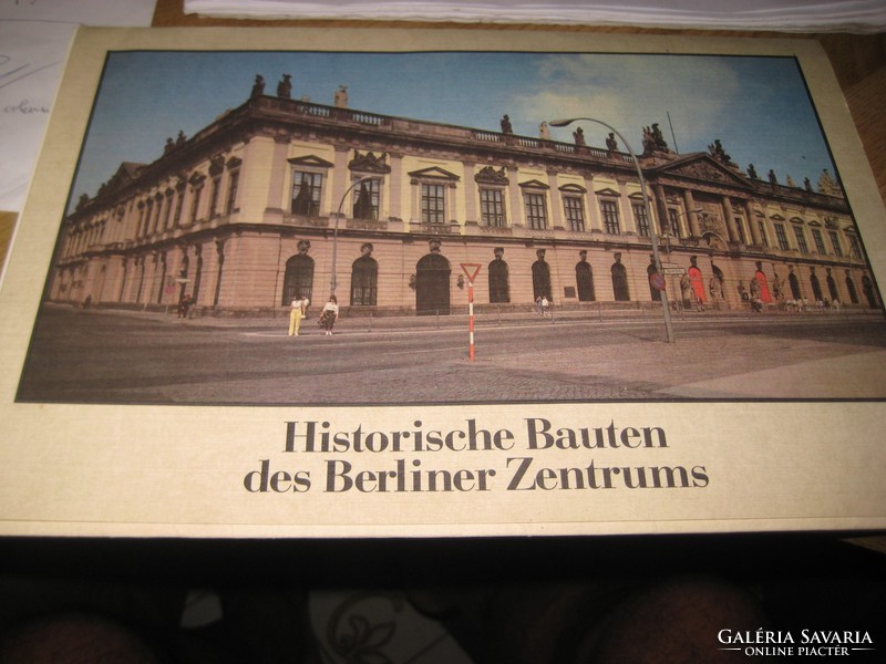 Berlin  , Historische Bauten , képeslapok ,belvárosi ,történelmi épületei  1986 ,  20 x 30 cm