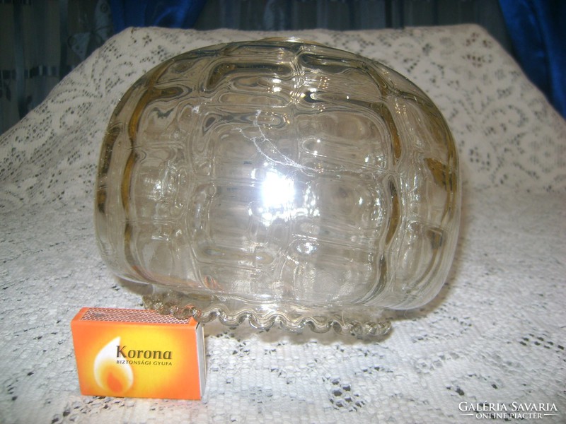 Retro lámpabura - gömb alakú cakkos széllel - hiánypótlásra