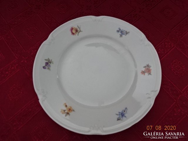 Drasche porcelán, virágmintás süteményes tányér, egyben eladó  átmérője 19 cm.  5 db Vanneki! Jókai.