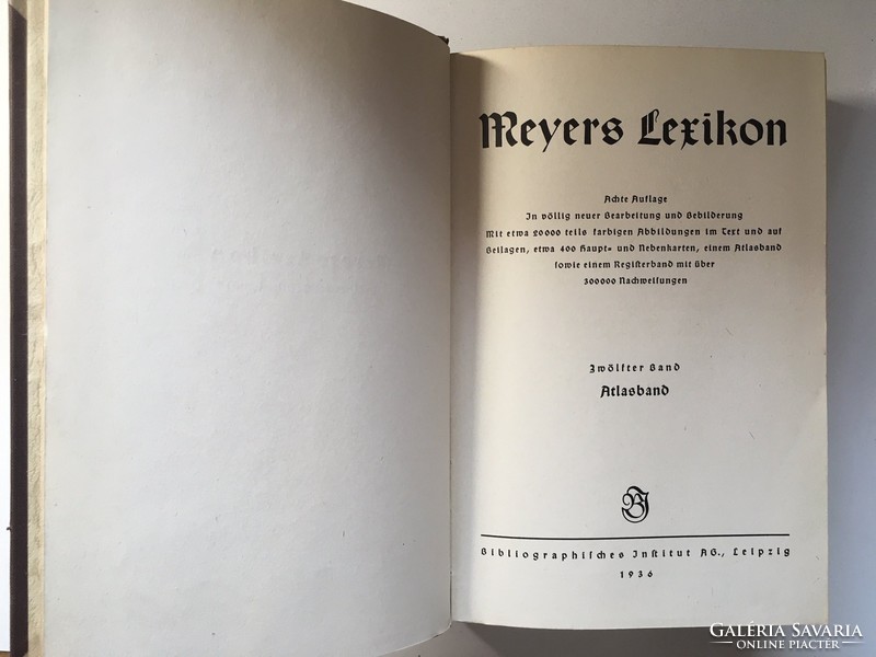 Meyers Lexikon 8. kiadás - teljes kiadott sor