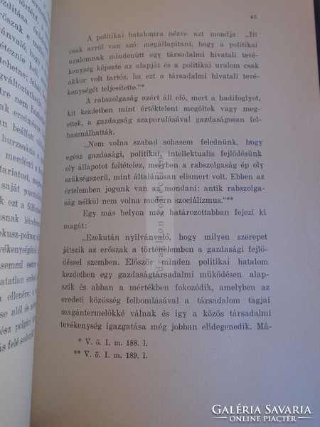 G016  Dr. Jászi Oszkár: A történelmi materializmus állambölcselete 1908, Grill Károly k.v.
