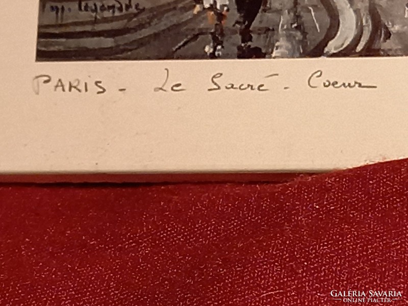 153 Parizs Le Sacre Coeur nyomat  1981 Edition Krisarts Paris 