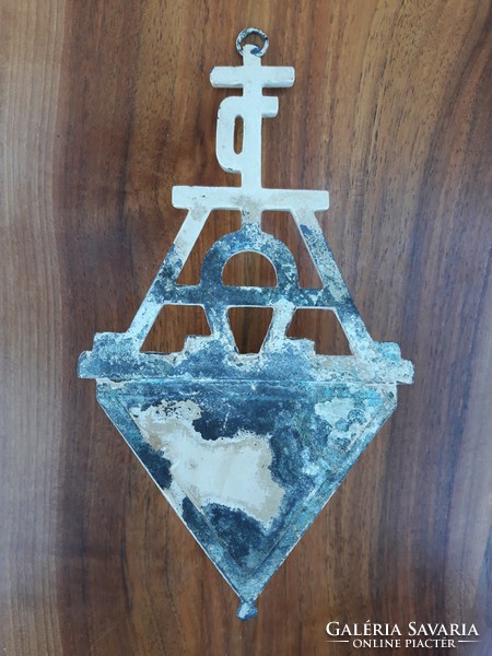Szenteltvíztartó antik ritka darab fémből