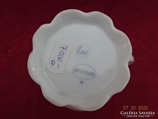 Meisseni porcelán tejkiöntő, magassága 15 cm. Vanneki.