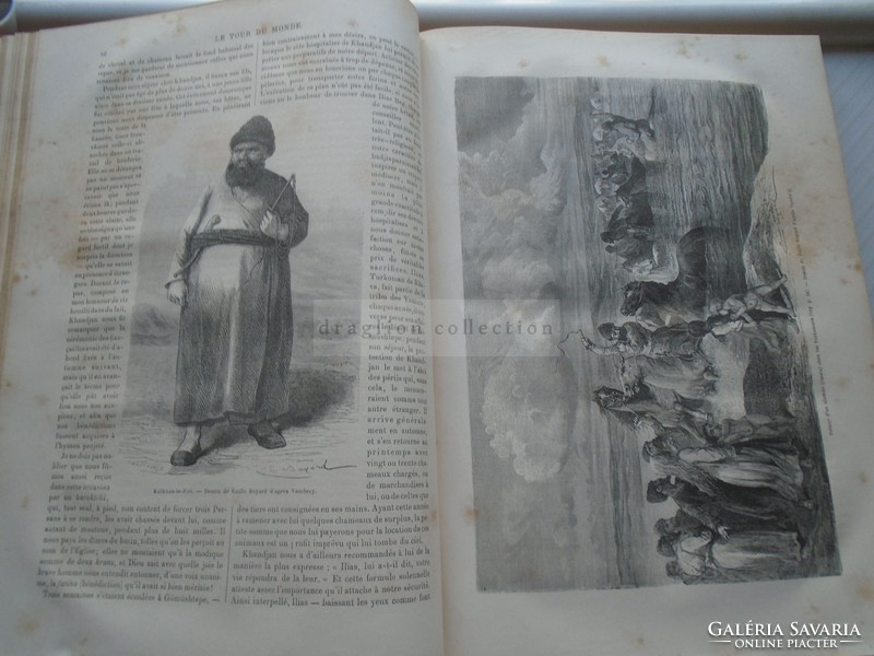 G029-89 Vámbéry Ármin útleírása  üzbegisztáni útjáról  (Teherán, Khiva, Bukhara és Szamarkand) 1863