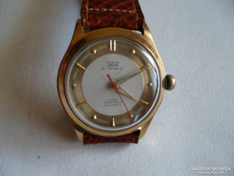 Orfa is an extremely rare and beautiful watch from Germany with a special structure