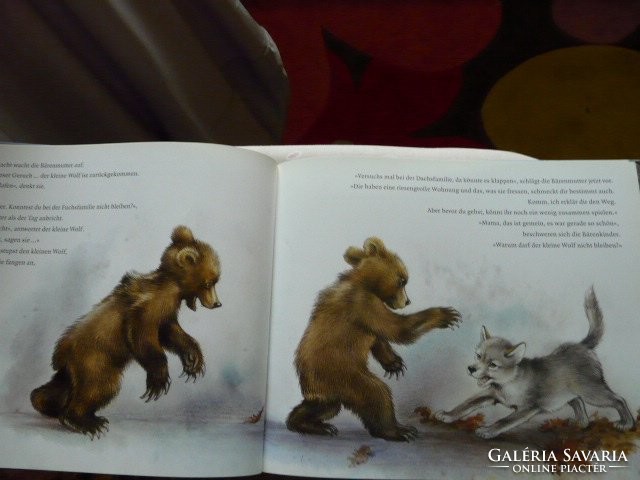 German-language storybook bear and wolf storybook, recommend!