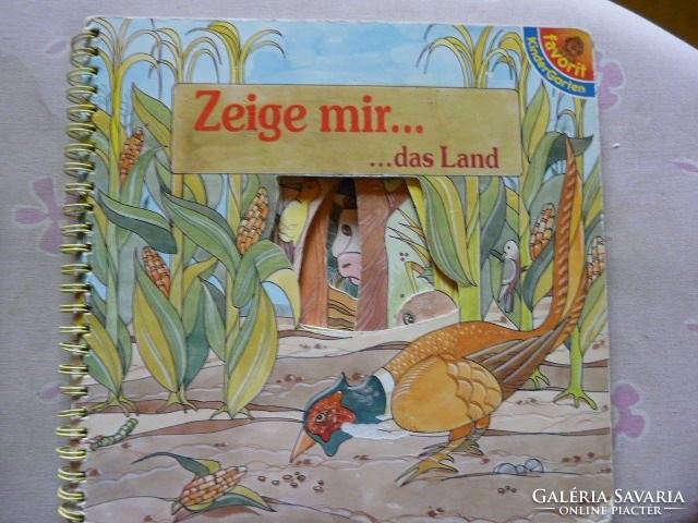 Német nyelvtanulás, mesekönyv kukucskálós állatos gyerekeknek, ajánljon!