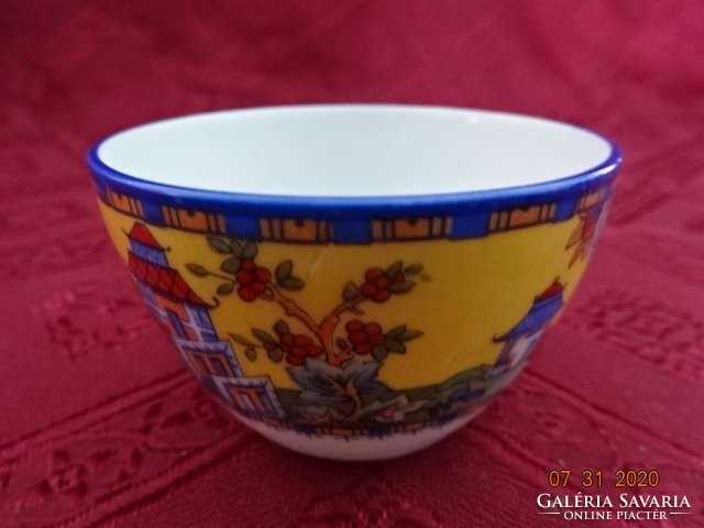 VICTORIA porcelán Csehszlovákia, antik pálinkás pohár. Vanneki!