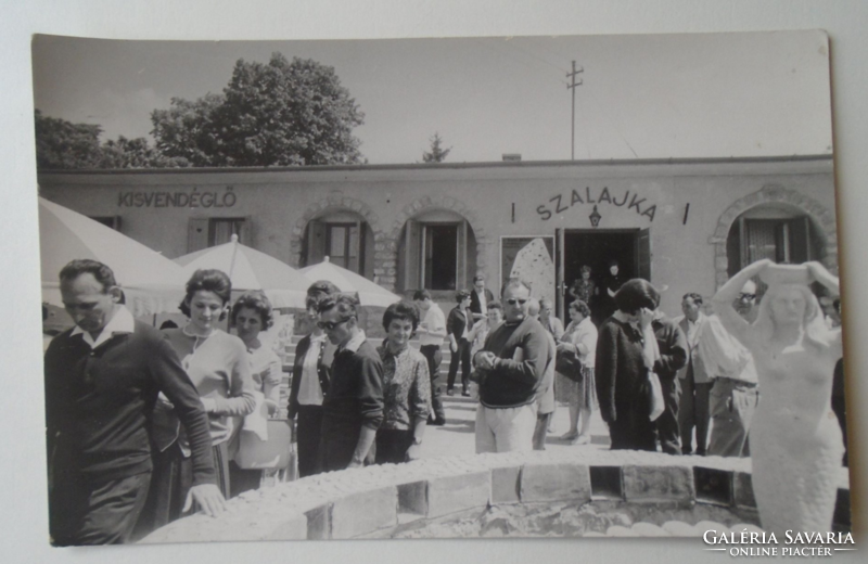 G029.121 Szilvásvárad Szalajka vendéglő 1966-ban készült képeslap nagyságú privát fotón 