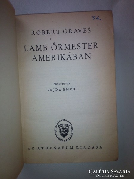 Robert Graves: Lamb őrmester Amerikában 